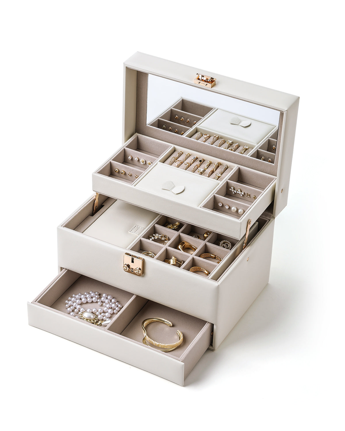 Jewelry Organizer Box,3 Layers