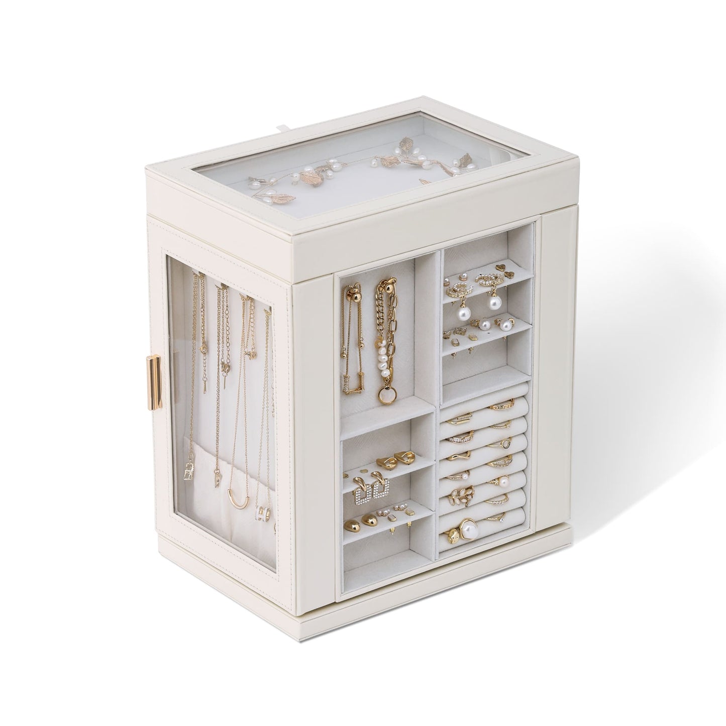 6-Tier Jewelry Box 360° Rotating