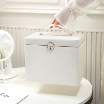 Five-Layer Jewelry Box with Lock