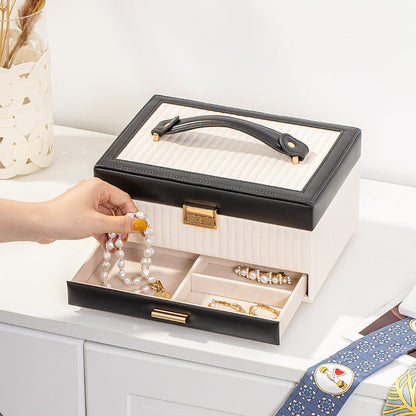3 Layers Jewelry Boxes for Earring, Ring, Necklace, Bracelets
