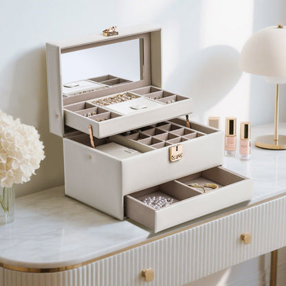 Jewelry Organizer Box,3 Layers