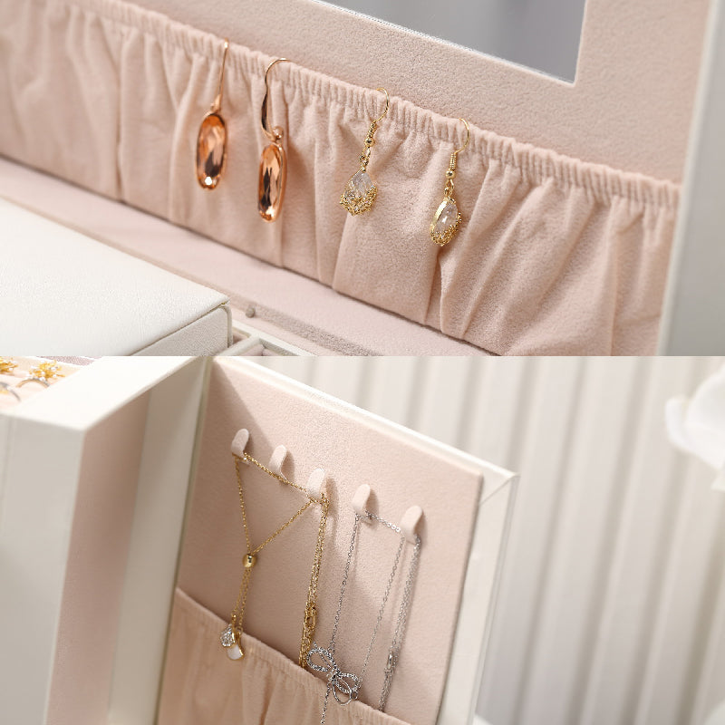 Five-Layer Jewelry Box with Lock