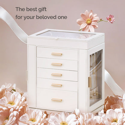 6-Tier Jewelry Box 360° Rotating