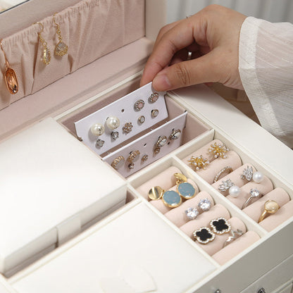 Five-Layer Jewelry Box with Lock
