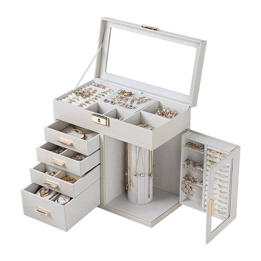 5-Layer Jewelry Organizer,360° Rotating